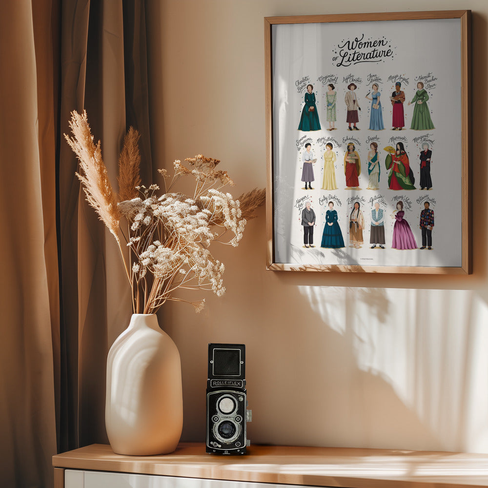 Women of Literature - Poster / Art Print - interiör