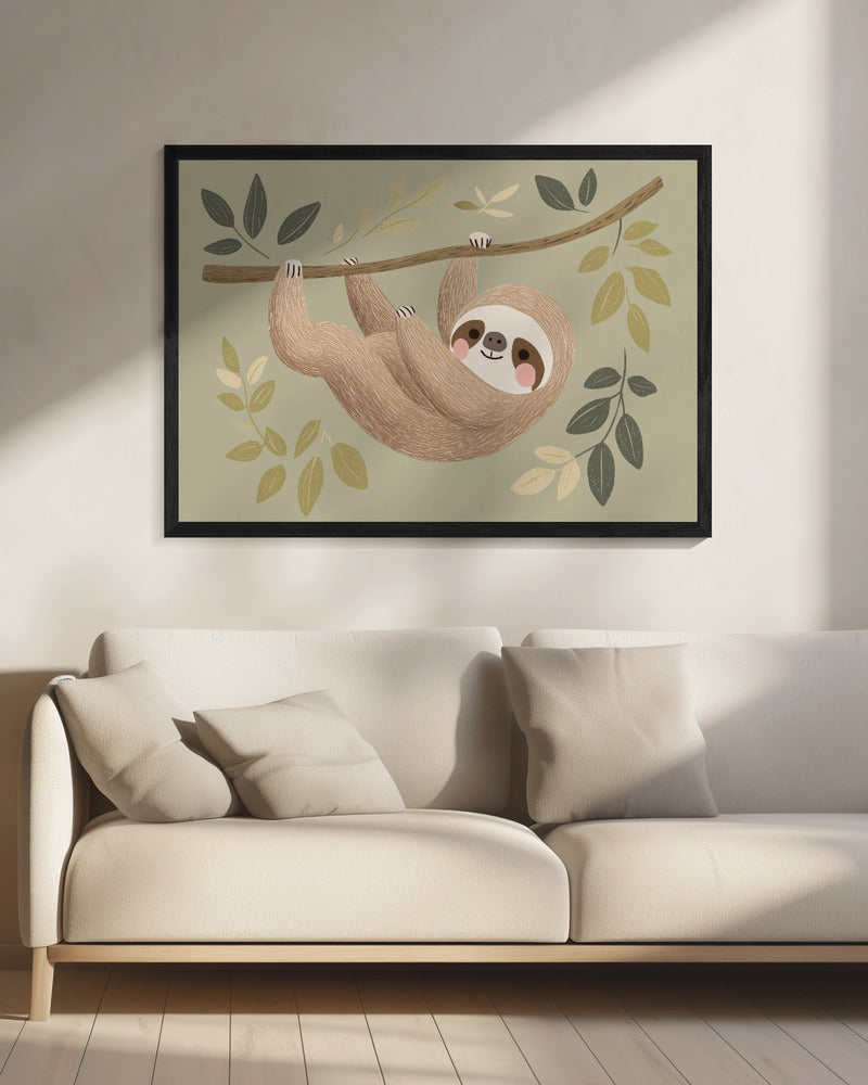 Cuteslothjpg - Poster / Art Print - interiör