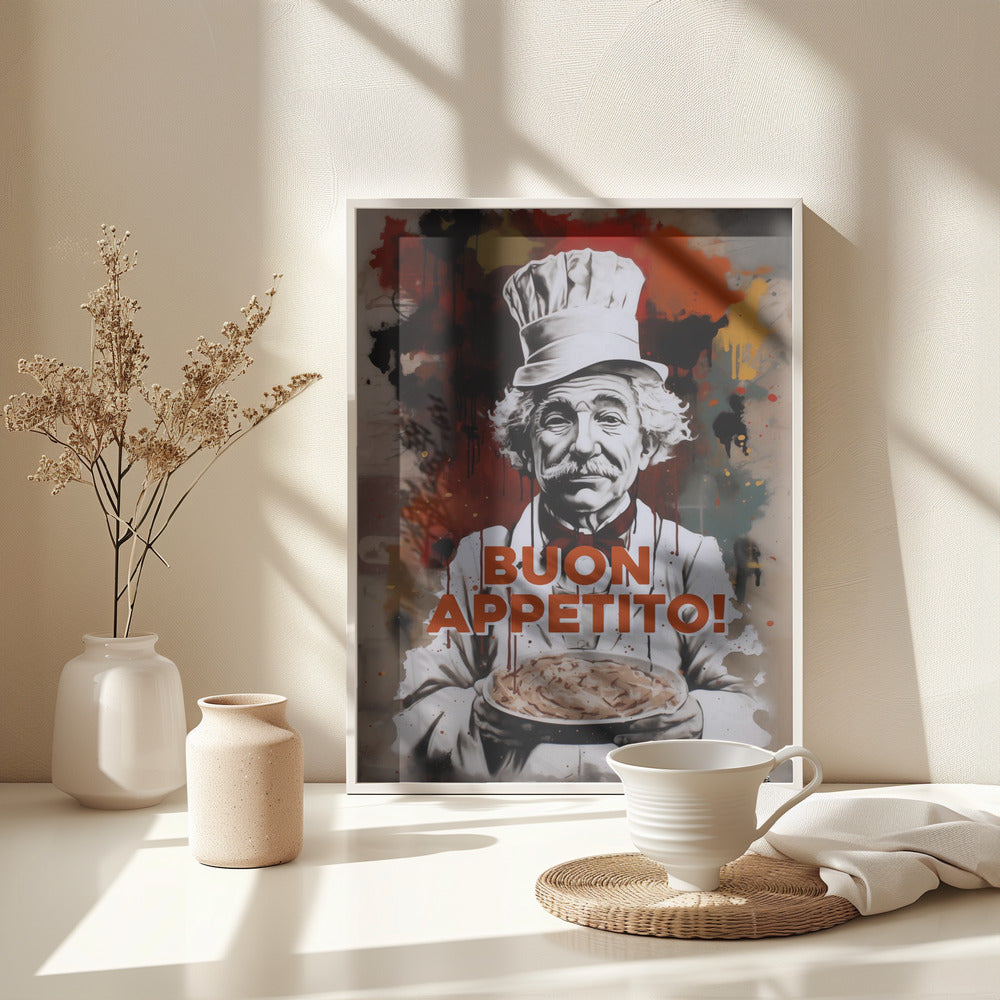 The Pasta Chef - Poster / Art Print - interiör