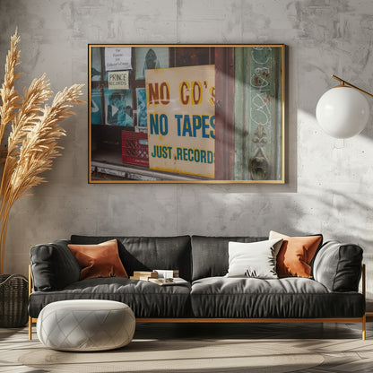 Just Records - Poster / Art Print - interiör