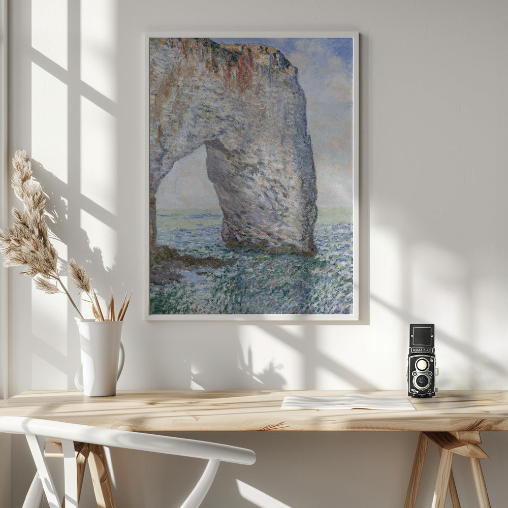 The Manneporte Near Étretat (1886) - Poster / Art Print - interiör