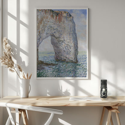 The Manneporte Near Étretat (1886) - Poster / Art Print - interiör