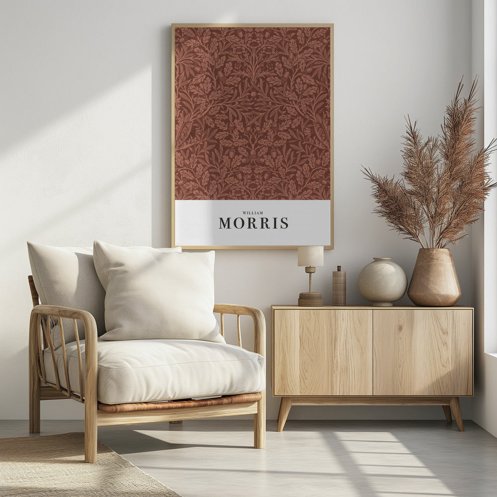 Acorns and oak leaves - Poster / Art Print - interiör