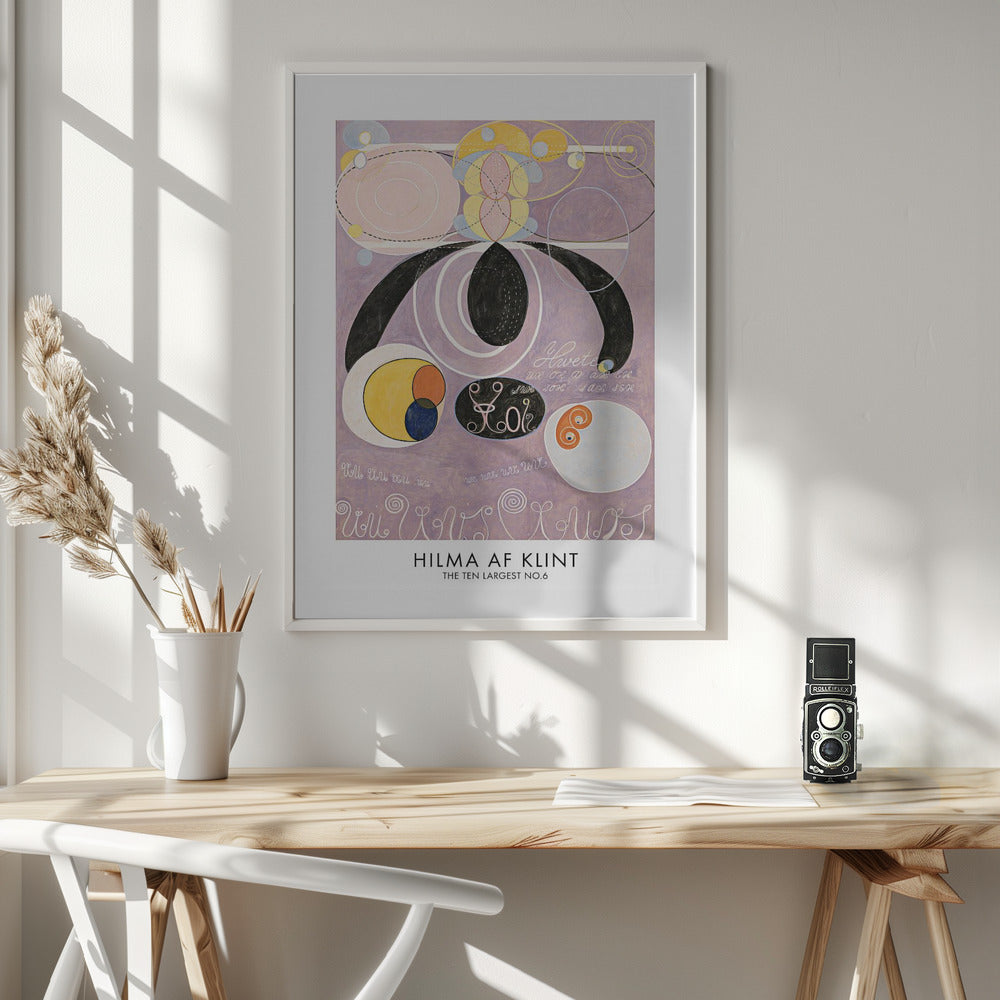 The Ten Largest No.6 Poster - Poster / Art Print - interiör