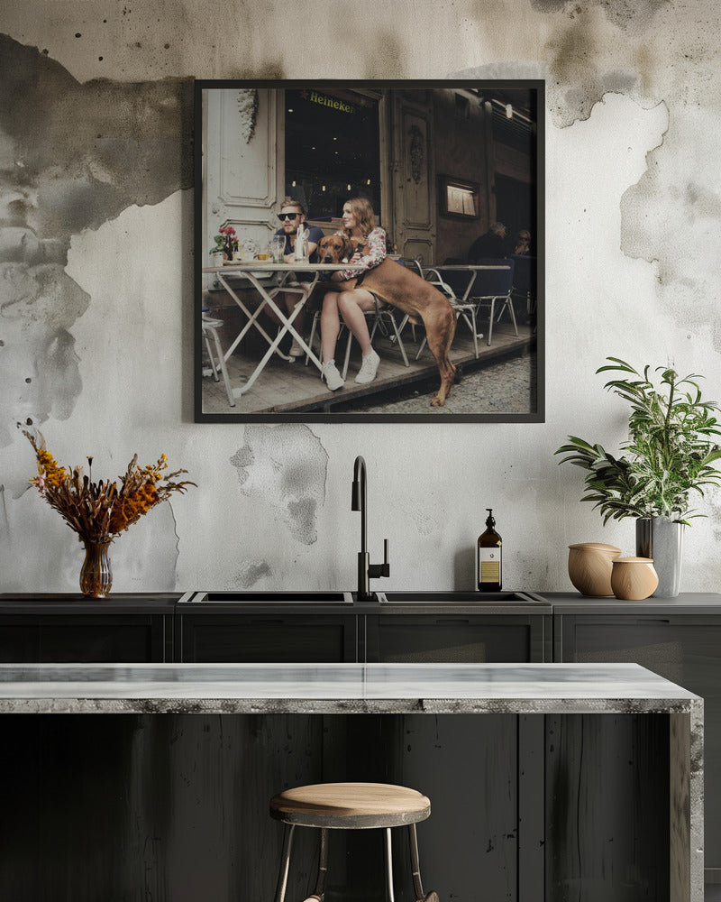 me, you and the dog - Poster / Art Print - interiör
