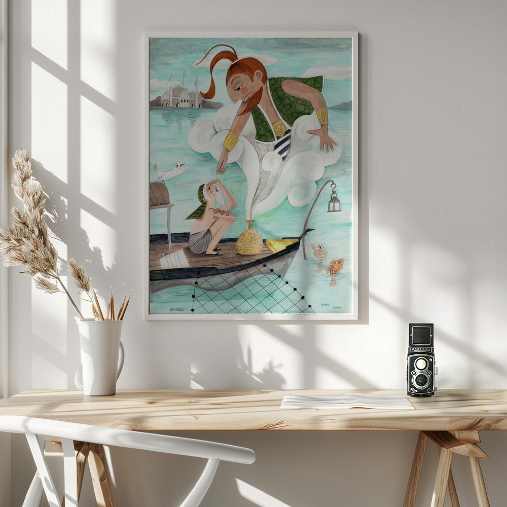 The Fisherman and the Jinni - Poster / Art Print - interiör