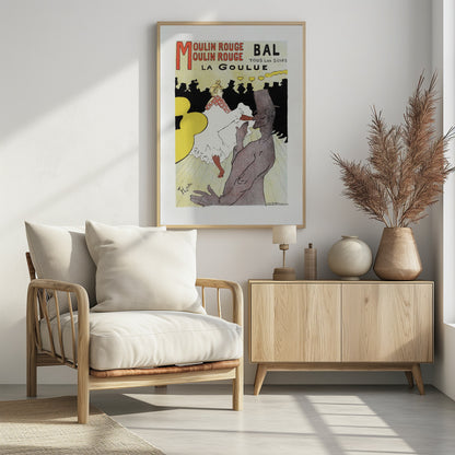 Affiche Pour Le Moulin Rouge la Goulue (1898 - Poster / Art Print - interiör