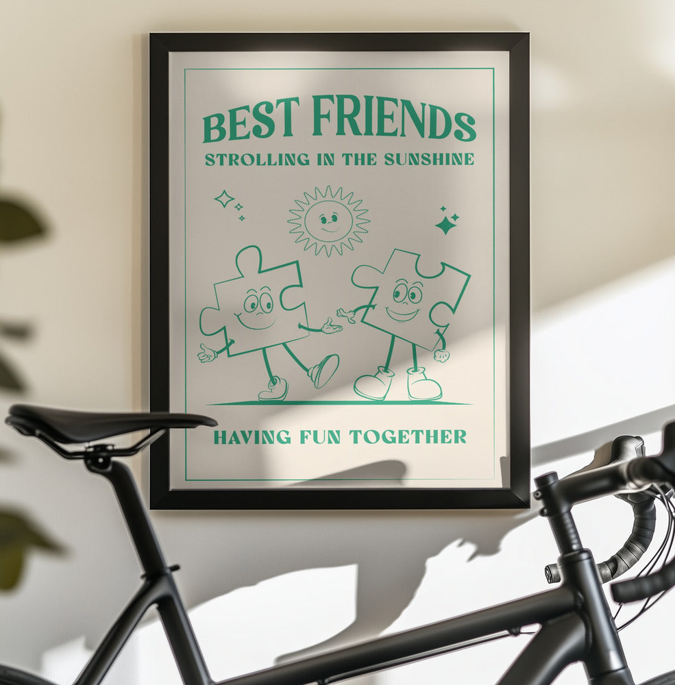 Best Friends - Poster / Art Print - interiör