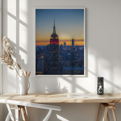 Blue Manhattan - Poster / Art Print - interiör