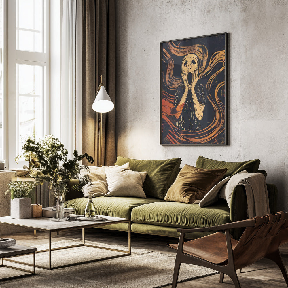 The Scream - Poster / Art Print - interiör