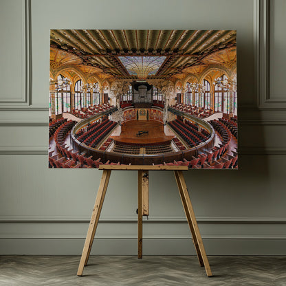 Inside the Palau - Poster / Art Print - interiör