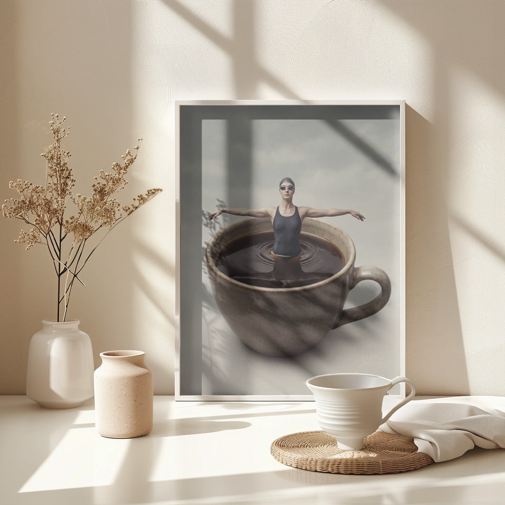 The Coffee Bath - Poster / Art Print - interiör