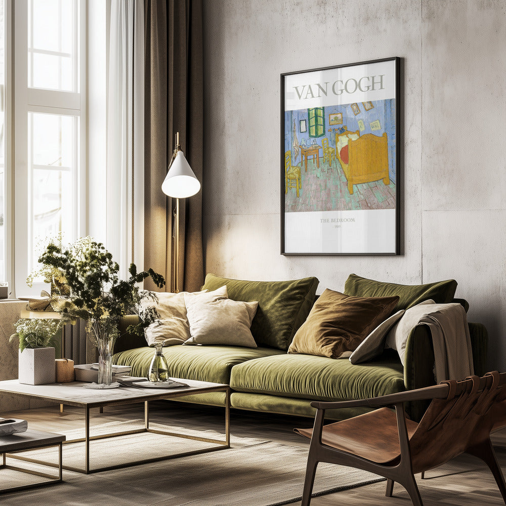 The Bedroom - Poster / Art Print - interiör