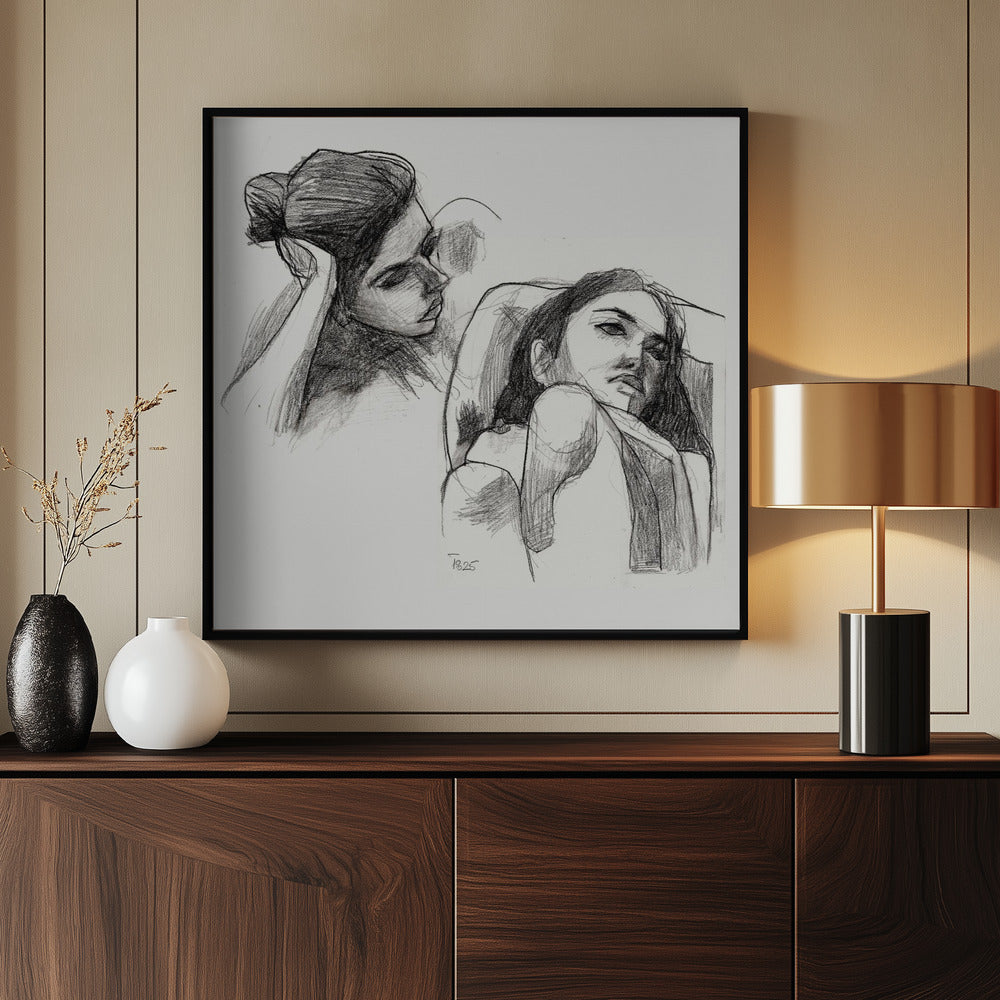 Double - Poster / Art Print - interiör
