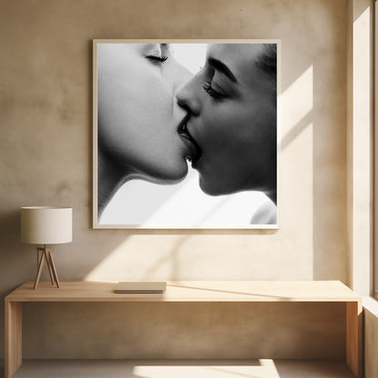 Kiss - Poster / Art Print - interiör