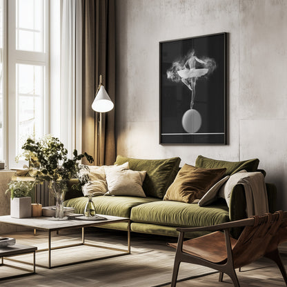 Spin with Ball - Poster / Art Print - interiör