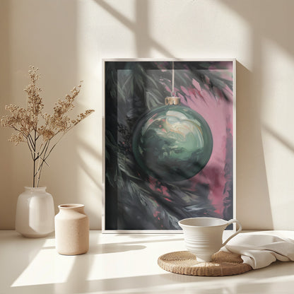 Christmas Bauble No 2 - Poster / Art Print - interiör