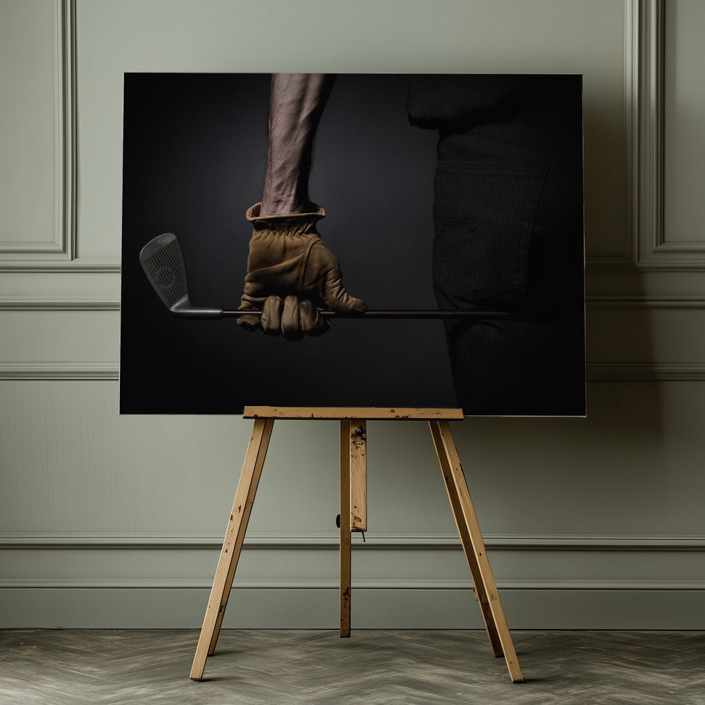Yellow glove - Poster / Art Print - interiör
