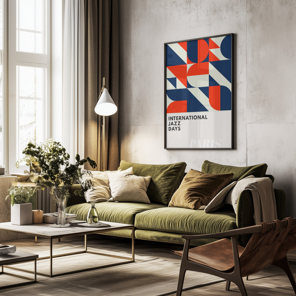 Jazz Days Paris - Poster / Art Print - interiör