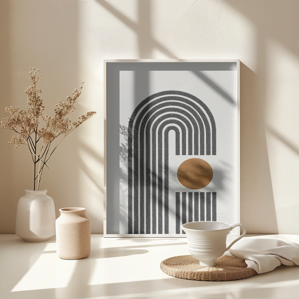 Arch No4. - Poster / Art Print - interiör