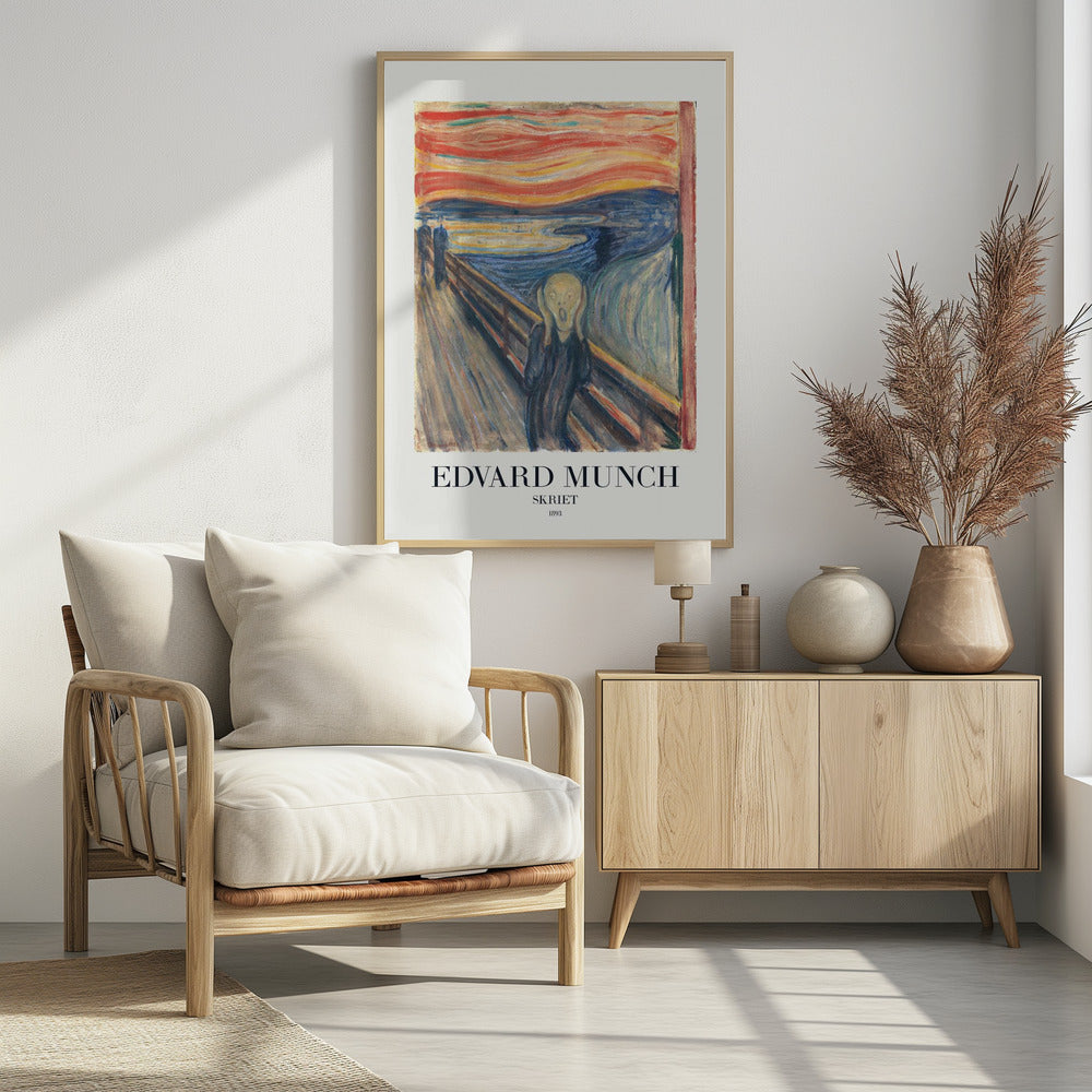 Skriet (The Scream) - Poster / Art Print - interiör