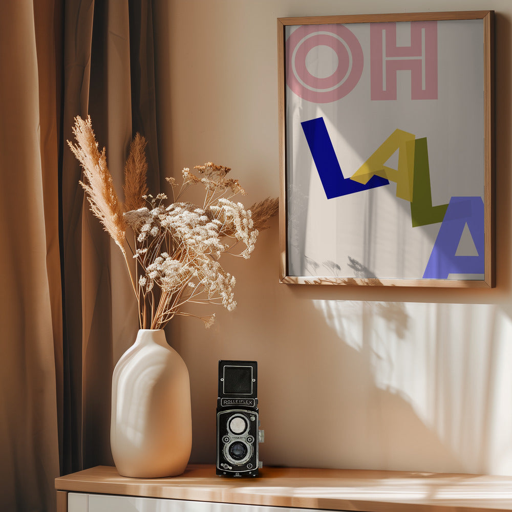 Oh Lala - Poster / Art Print - interiör