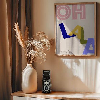 Oh Lala - Poster / Art Print - interiör