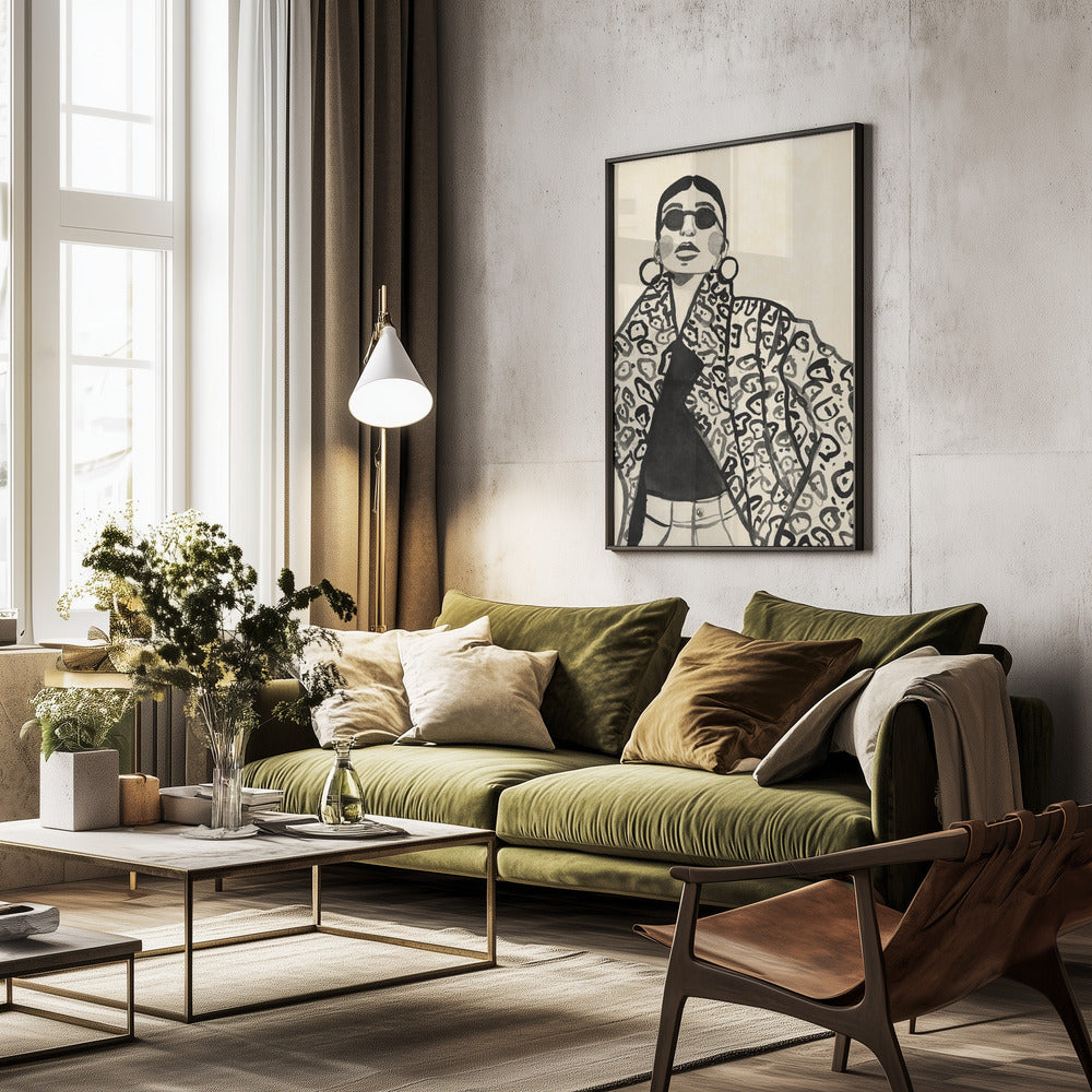 Stay cool - Poster / Art Print - interiör