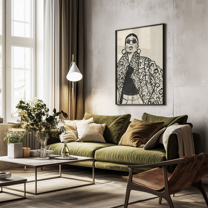 Stay cool - Poster / Art Print - interiör