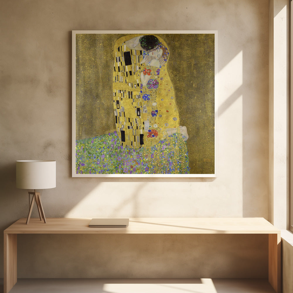 The Kiss (1907–1908) - Poster / Art Print - interiör