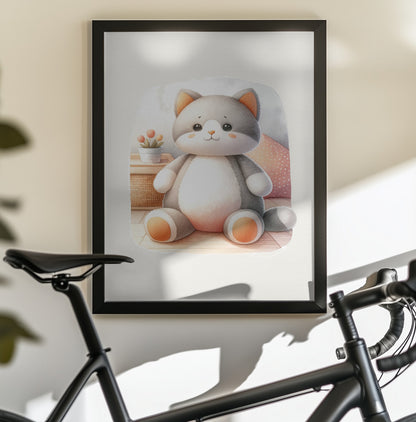 Kitten - Poster / Art Print - interiör
