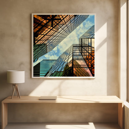 Colorful mirrors. - Poster / Art Print - interiör
