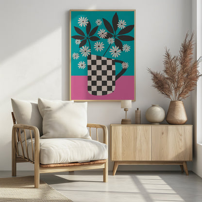 Daisy Daydreams 2 - Poster / Art Print - interiör