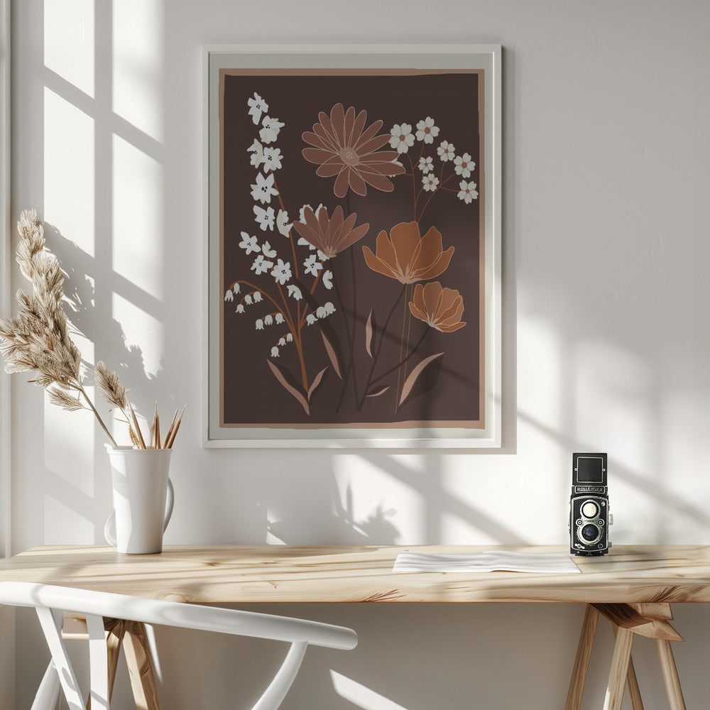 Blooming Grace - Poster / Art Print - interiör