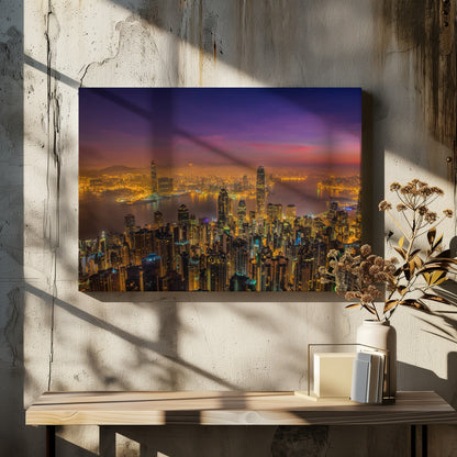 Hong Kong sunrise - Poster / Art Print - interiör