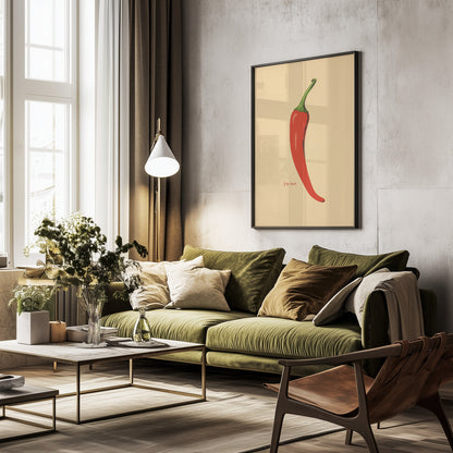 I'm Hot - Poster / Art Print - interiör