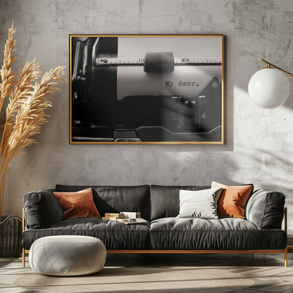 My Dear - Poster / Art Print - interiör