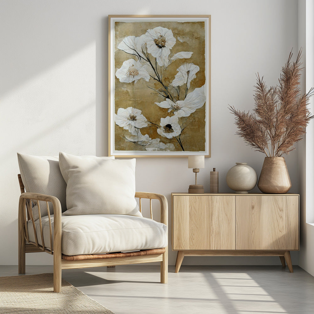 Delicate Blossoms - Poster / Art Print - interiör