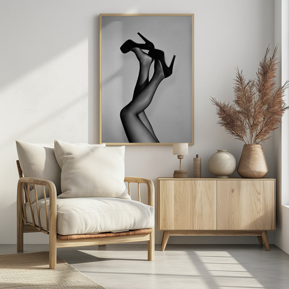 Velvet Pumps - Poster / Art Print - interiör