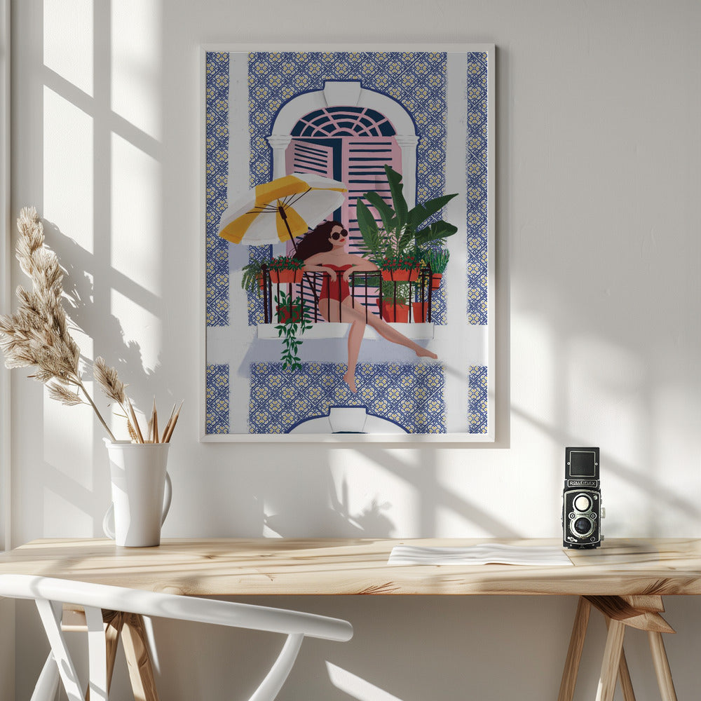 Catching the Sun - Poster / Art Print - interiör
