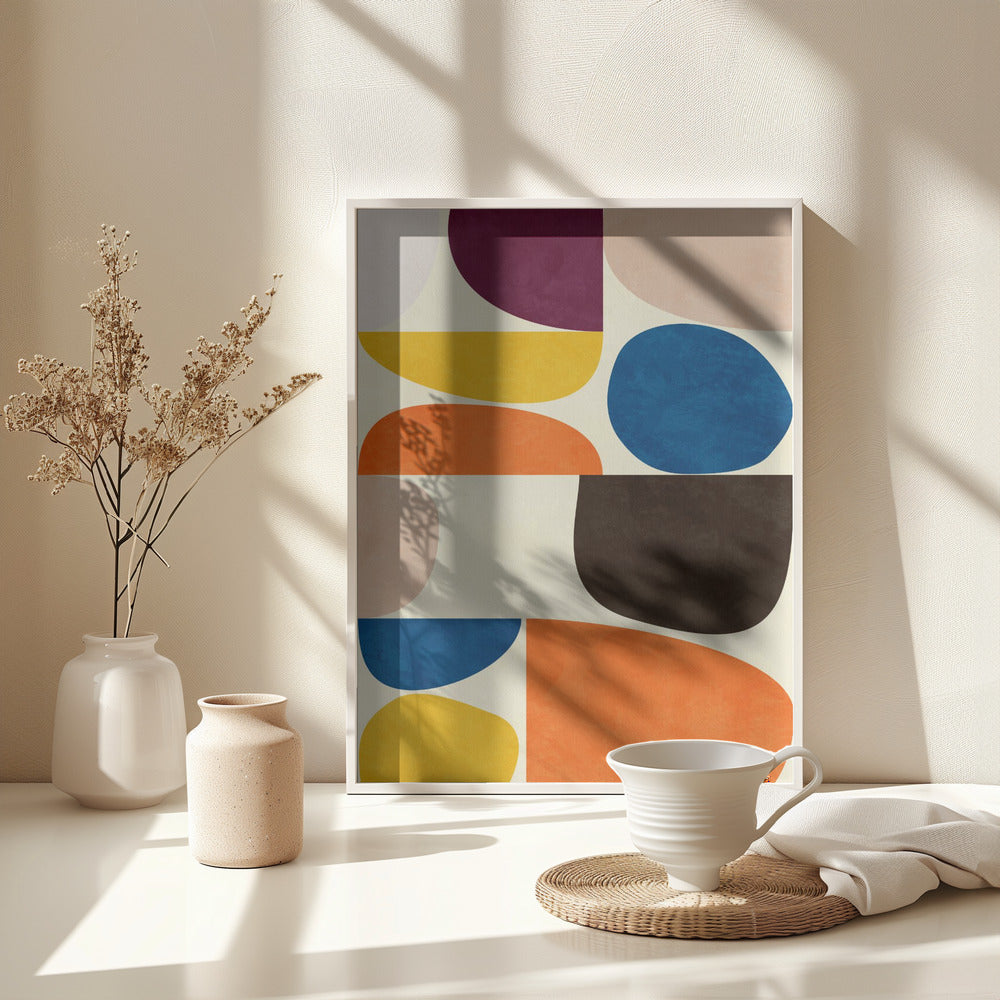 Vivid Bauhaus - Poster / Art Print - interiör