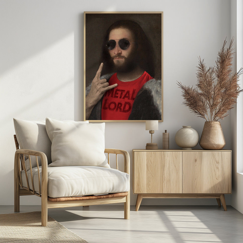 Metal Lord - Poster / Art Print - interiör