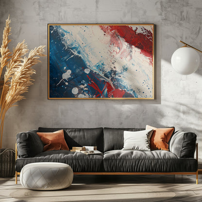 Red White and Blue - Poster / Art Print - interiör