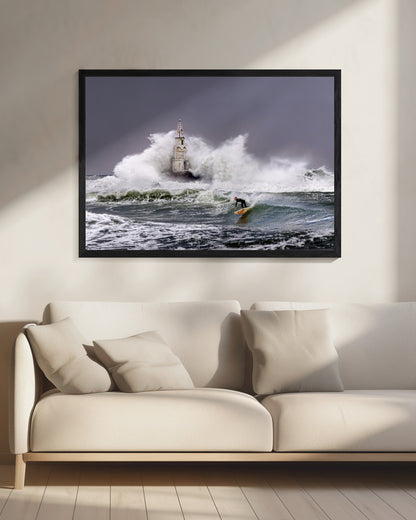 Surfing - Poster / Art Print - interiör