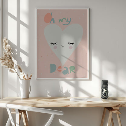 Oh My Dear - Poster / Art Print - interiör