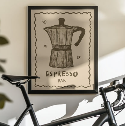 Espresso - Poster / Art Print - interiör