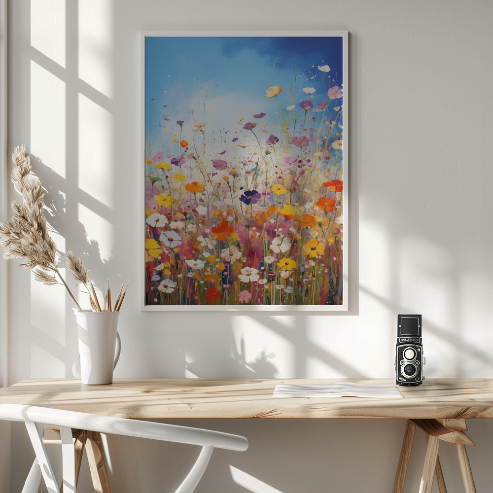 Wildflower Meadow - Poster / Art Print - interiör
