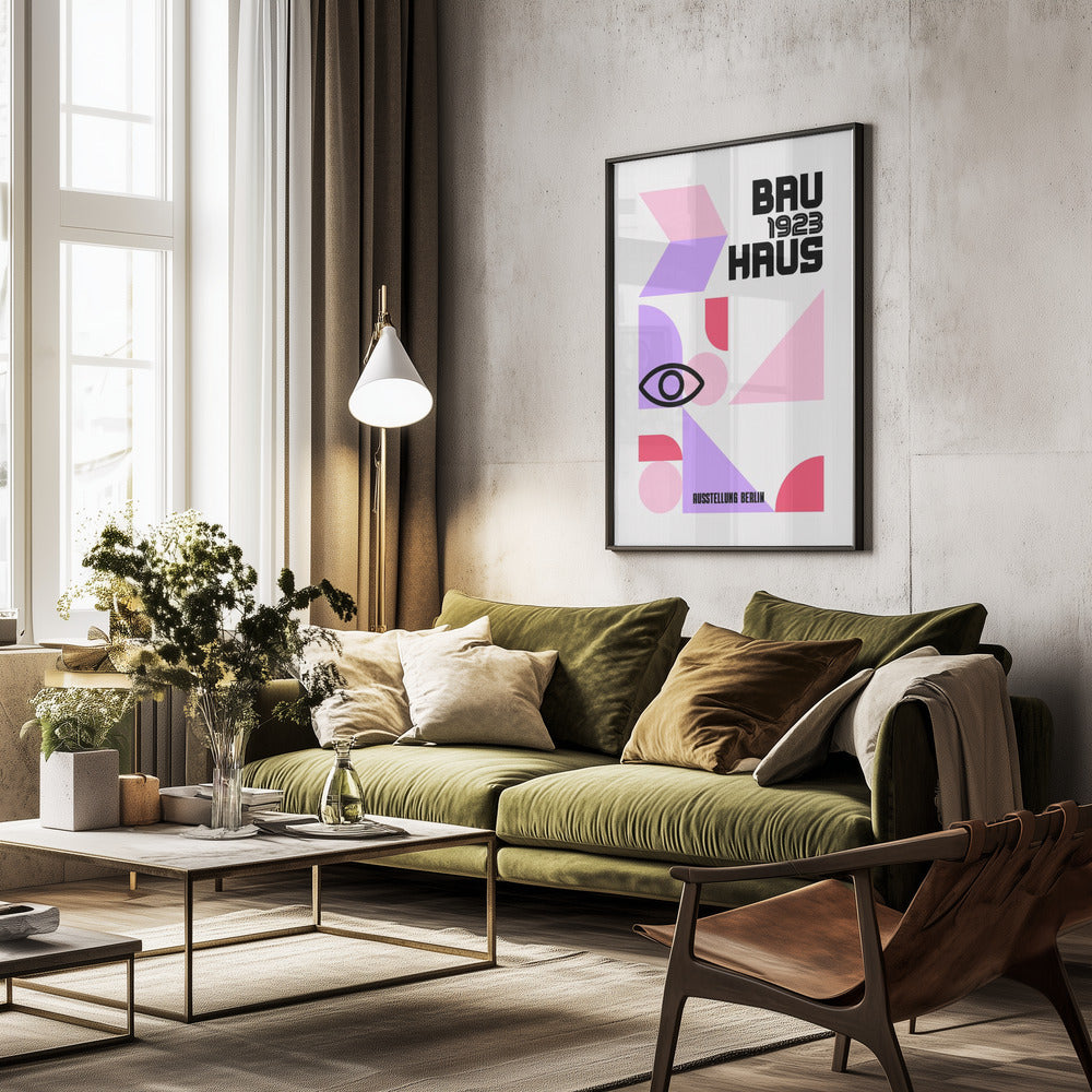 Bauhaus 1923 - Poster / Art Print - interiör