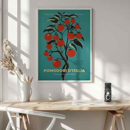 Vibrant Red Tomatoes - Poster / Art Print - interiör
