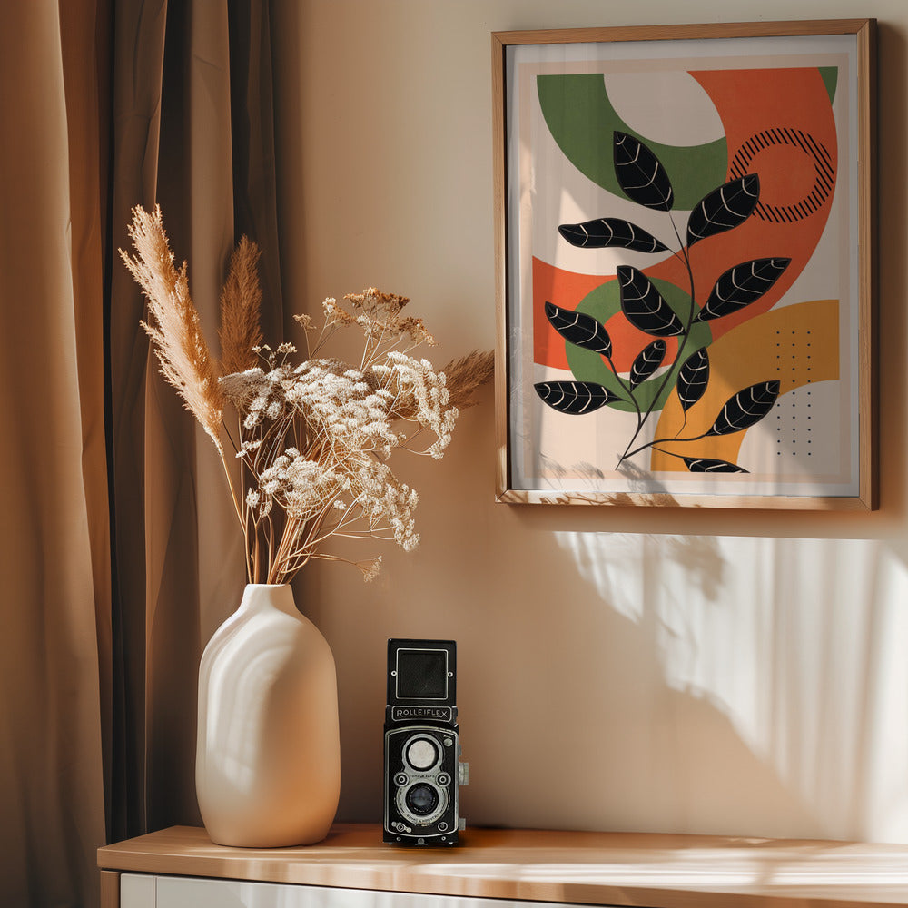 Tropical Geometry 4 - Poster / Art Print - interiör